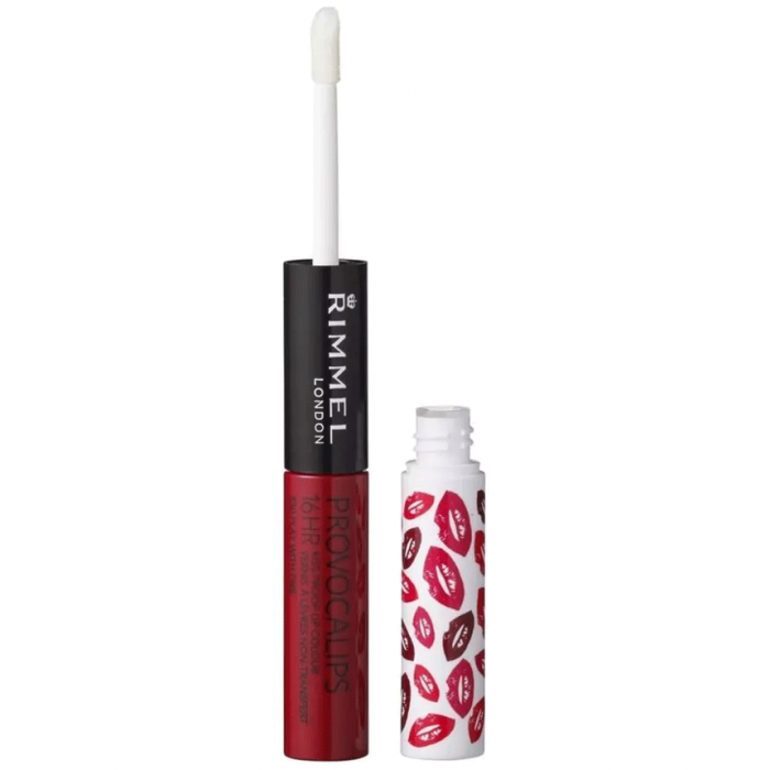 Rimmel Provocalips 16HR Kissproof Lip Colour 2 Step | Ramfa Beauty #color_550 Play With Fire 