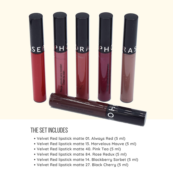 Sephora Wild Wishes Lip Stain Set Limited Edition 6 Full Size | Ramfa Beauty 