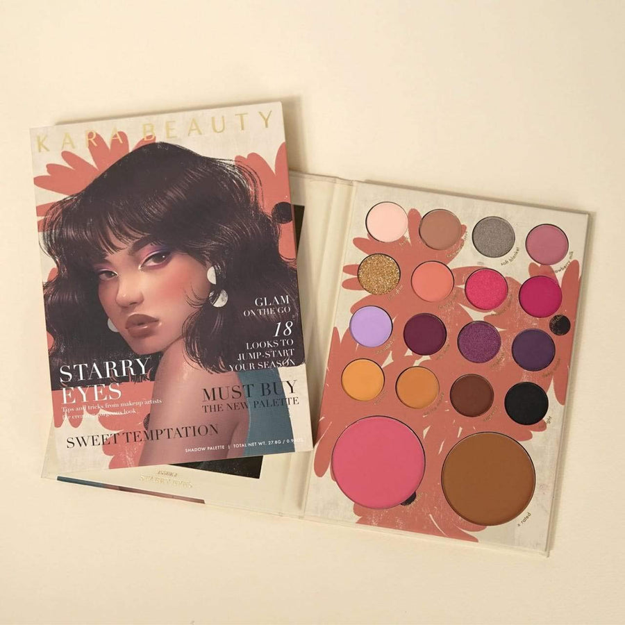 Kara Beauty Eyeshadow Palette | Ramfa Beauty #color_Starry Eyes ES101