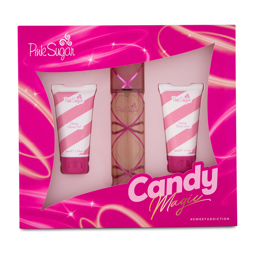 Pink Sugar Candy Magic EDT (L) 100ml 3Pcs Gift set | Ramfa Beauty