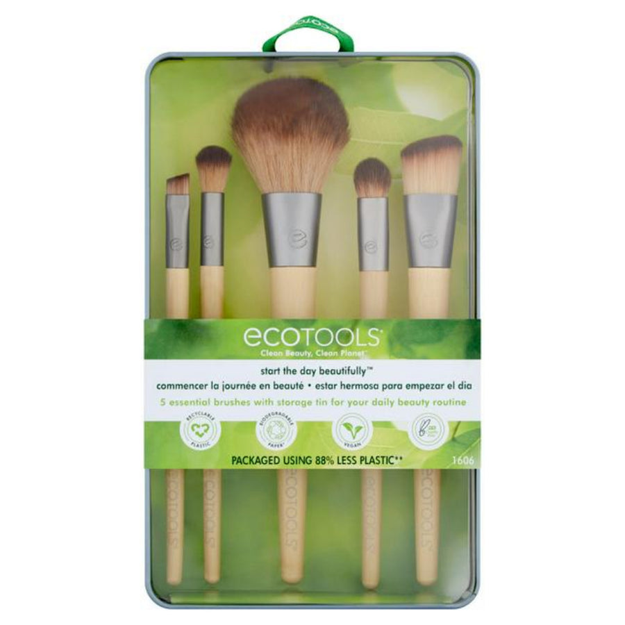 Ecotools Start The Day Beautifully Makeup Brush Set 5 Brushes | Ramfa Beauty