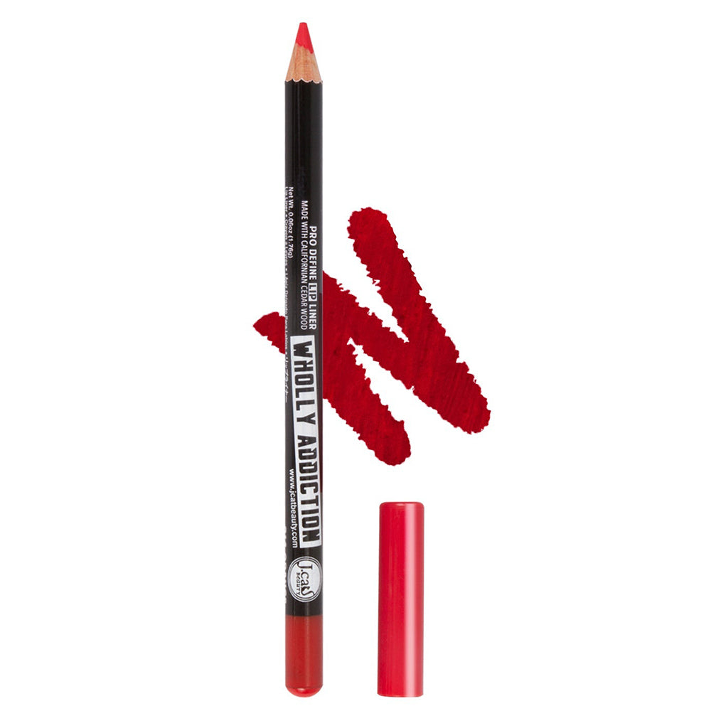 J. Cat Wholly Addiction Pro Define Lip Liner | Ramfa Beauty #color_WL206 Red Plush