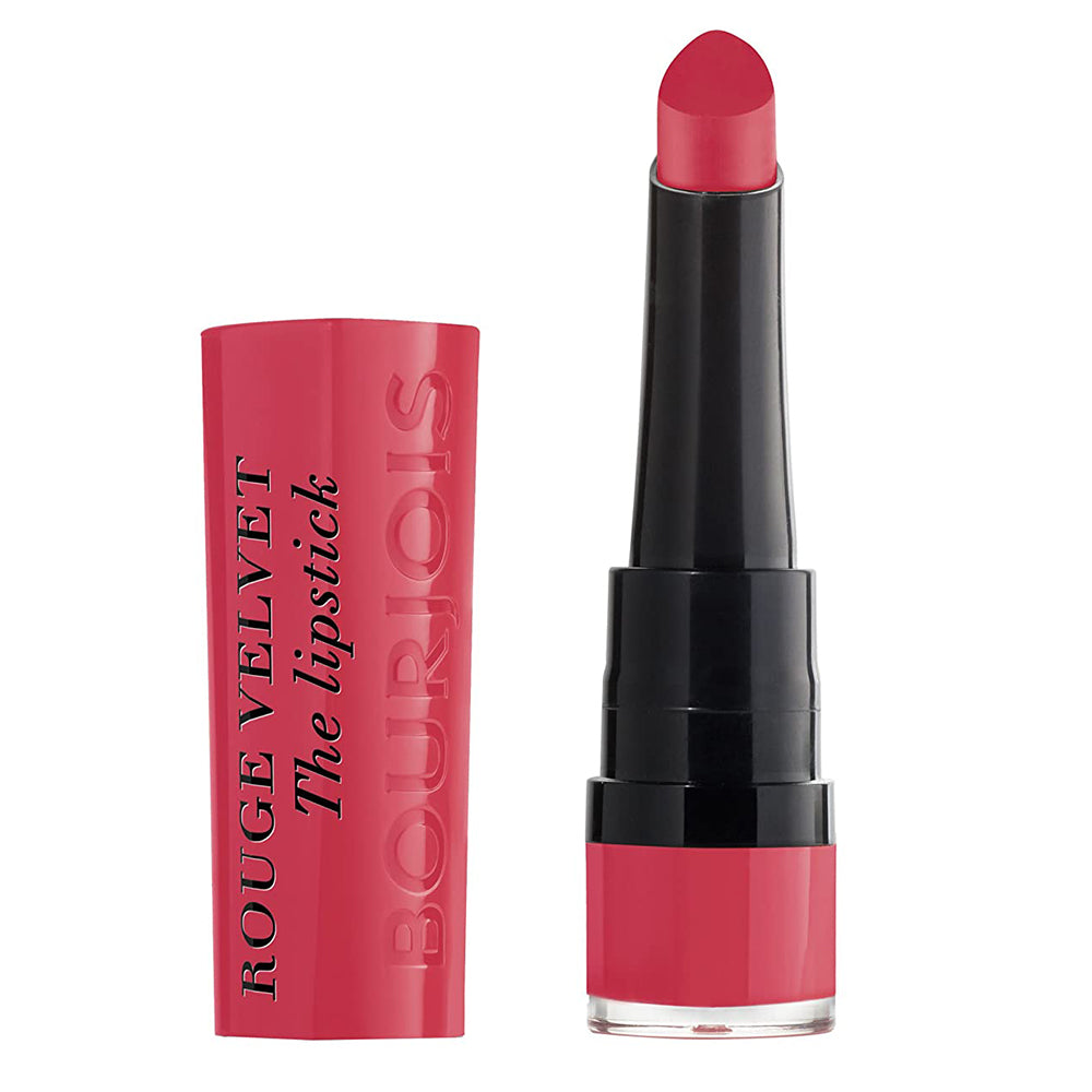 Bourjois Rouge Velvet Lipstick 0.085oz 2.4g Hydrating Matte Lipcolor #color_04 Hip Hip Pink