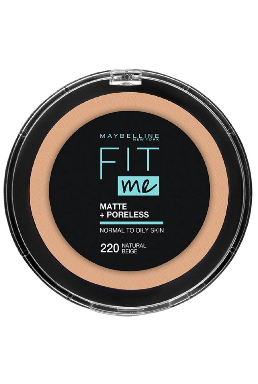 Maybelline Fit Me Matte + Poreless Powder | Ramfa Beauty #color_220 Natural Beige
