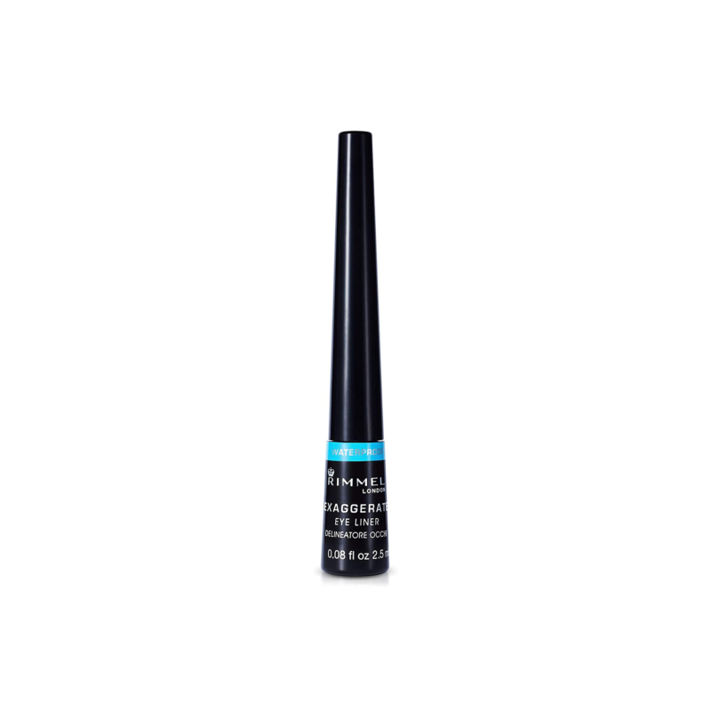 Rimmel Exaggerate Waterproof Eye Liner 2.5ml | Ramfa Beauty#color_003 Black