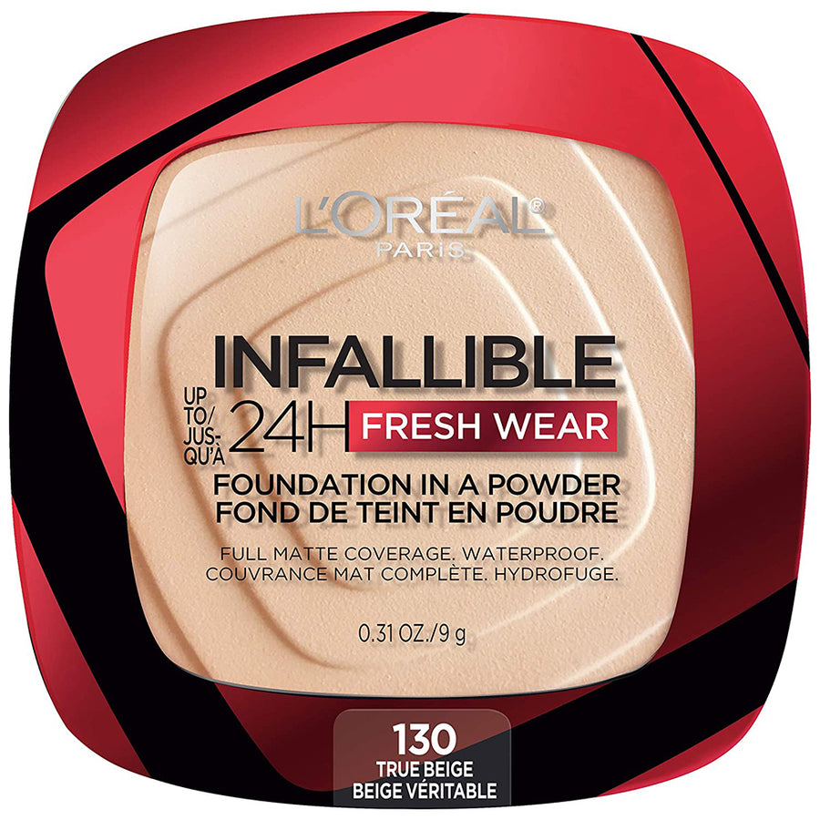 L'Oreal Infallible 24H Fresh Wear Powder Foundation | Ramfa Beauty #color_130 True Beige