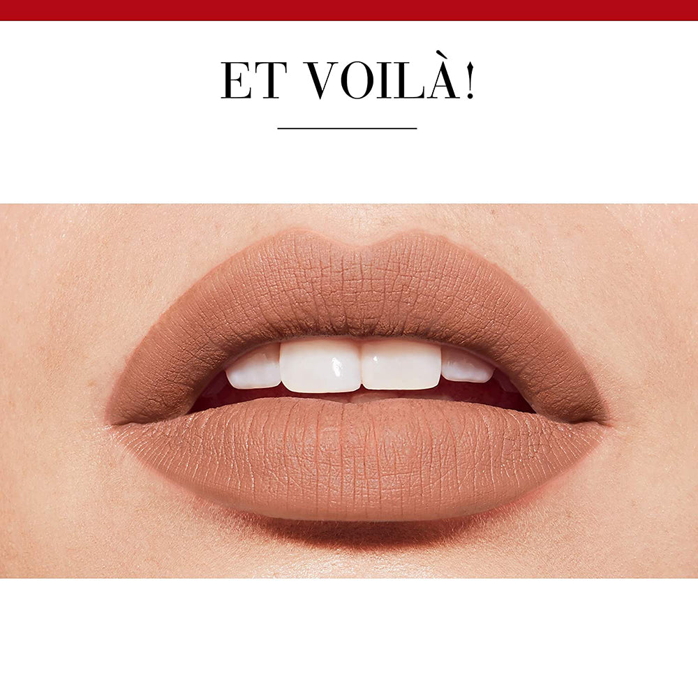 Bourjois Rouge Velvet Lipstick 0.085oz 2.4g Hydrating Matte Lipcolor #color_01 Hey Nude