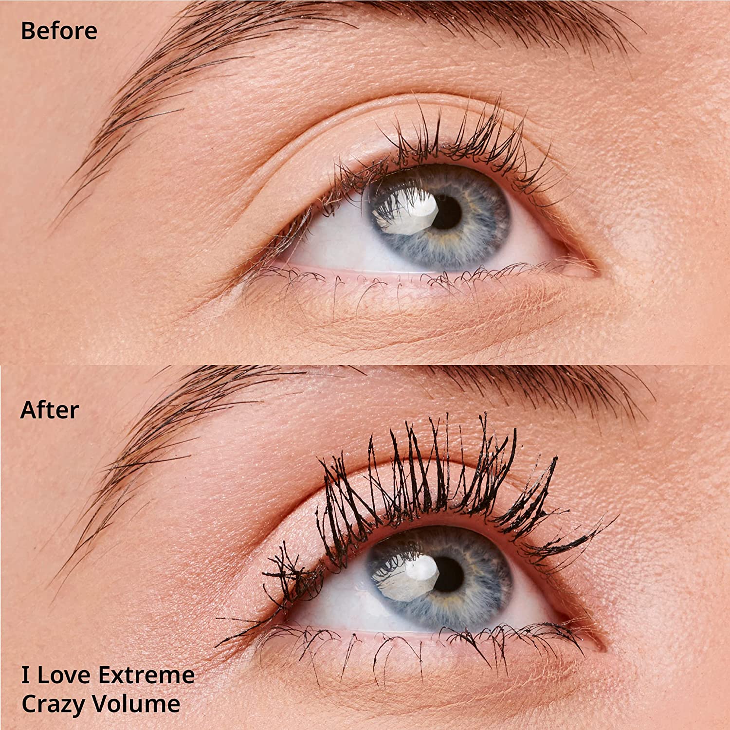 Essence I Love Extreme Crazy Volume Mascara Black Ultra Black Pigments