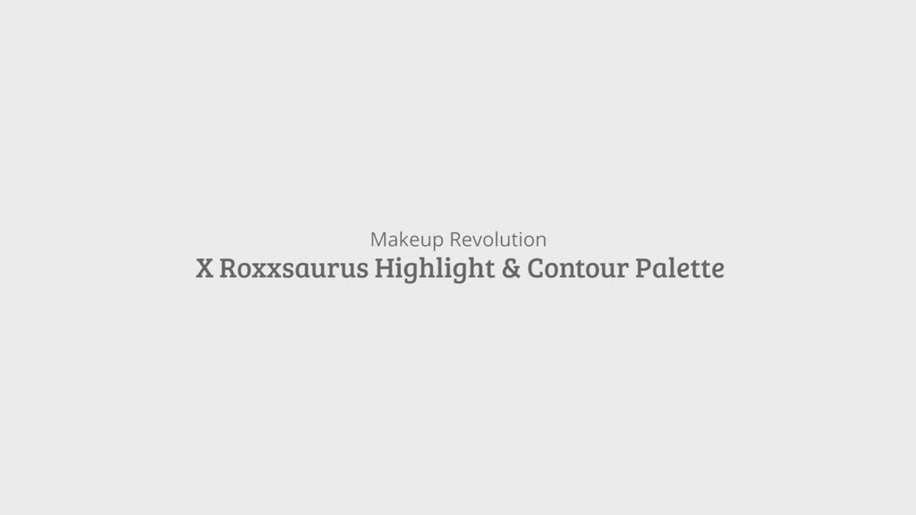 Revolution Beauty X Roxxsaurus Highlight & Contour Palette | Ramfa Beauty
