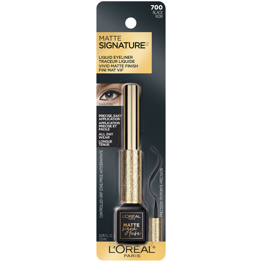 L'Oreal Matte Signature Liquid Eyeliner 6ml 01 | Ramfa Beauty #color_01 Black