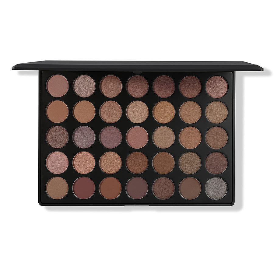 Morphe 35 Color Nature Glow Eyeshadow Palette | Ramfa Beauty #Color_Palette 35T Taupe