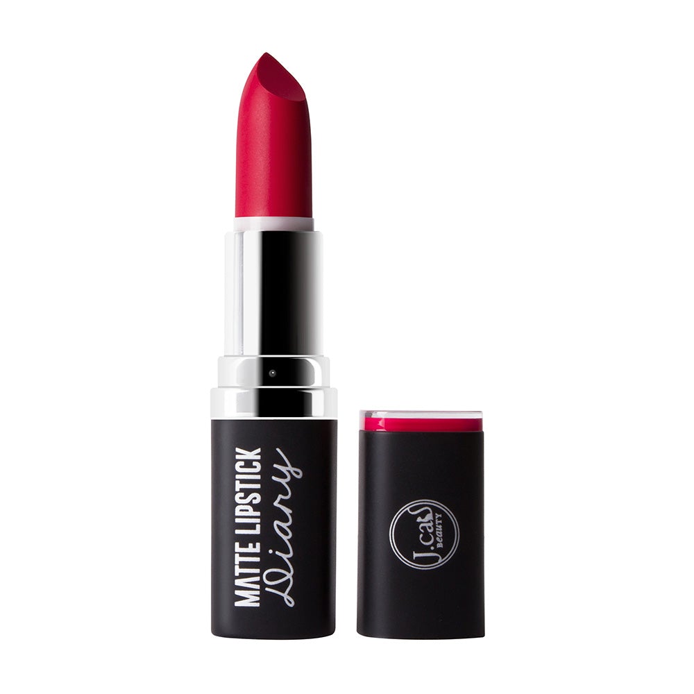 J. Cat Matte Lipstick Diary | Ramfa Beauty #color_MLD109 Two Tongues Twisted