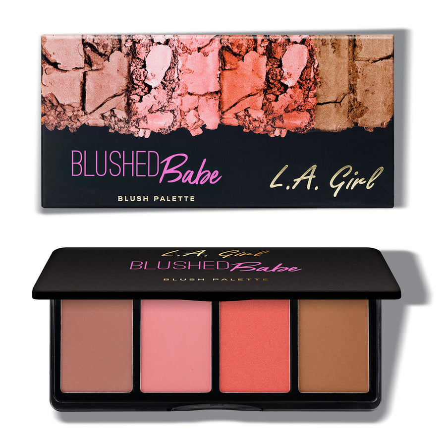 L.A. Girl Fanatic Blush Palette | Ramfa Beauty #color_GBL422 Blushed Babe