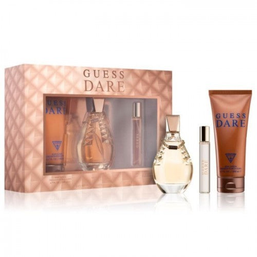 Guess Dare EDT (L)  3 Pc Gift Set | Ramfa Beauty