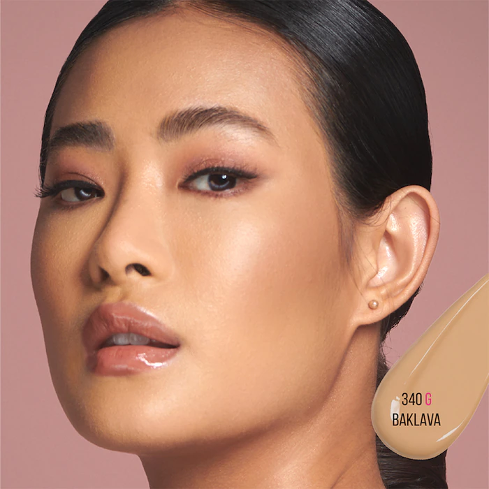 Huda Faux Filter Foundation Instant Coverage, Blurs Skin, Radiant Finish #color_Baklava 340G