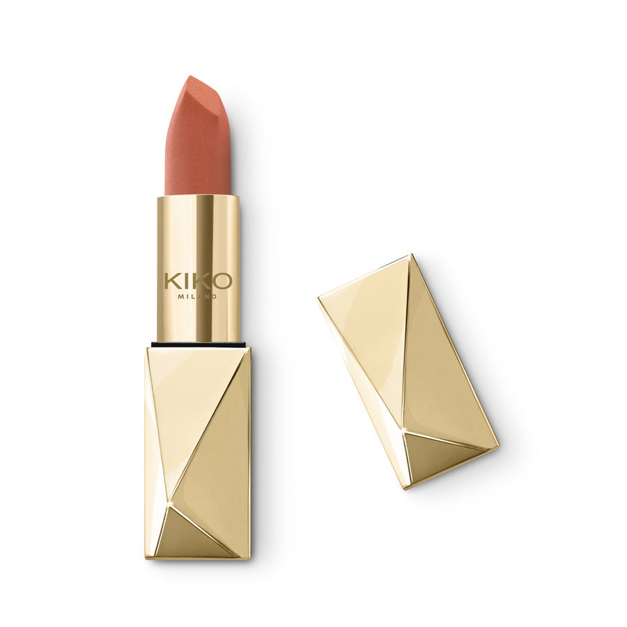 Kiko Holiday Gems Lasting Luxury Matte Lipstick | Ramfa Beauty #color_02 Cappuccino