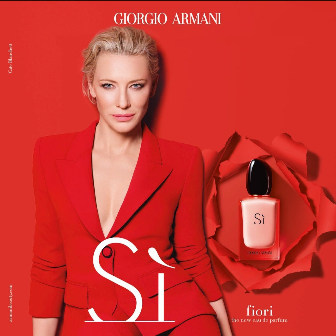 Giorgio Armani Si Fiori Women Perfume 3.4oz 100ml 1.7oz 50ml EAU DE PARFUM SPRAY  
