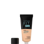 Maybelline Fit Me! Matte + Poreless Foundation 30ml, Natural Matte Look, Oil-Free Formula #color_120 Classic Ivory