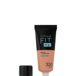 Maybelline Fit Me! Matte + Poreless Foundation 30ml, Natural Matte Look, Oil-Free Formula #color_330 Toffee Caramel
