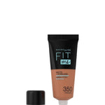 Maybelline Fit Me! Matte + Poreless Foundation 30ml, Natural Matte Look, Oil-Free Formula #color_350 Caramel