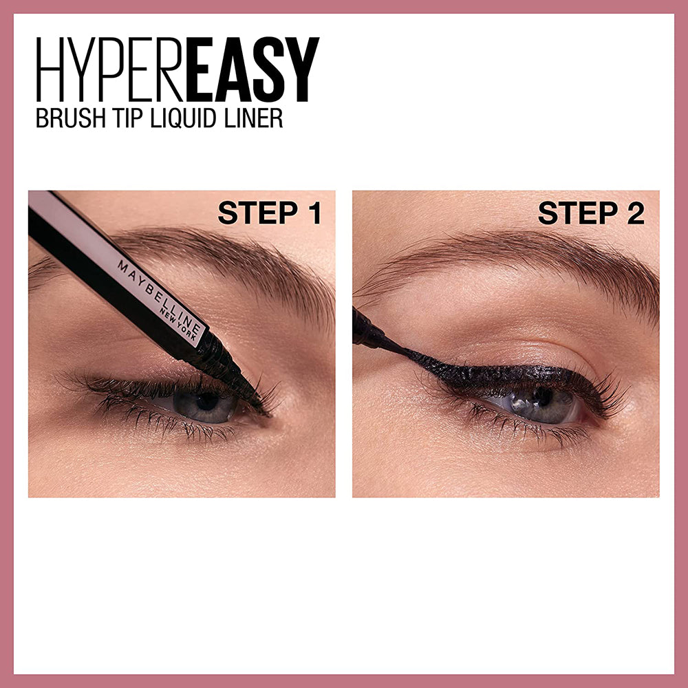 Maybelline Eyestudio Hyper Easy Liquid Eyeliner 800 Knockout Black 0.23oz 6.8ml 