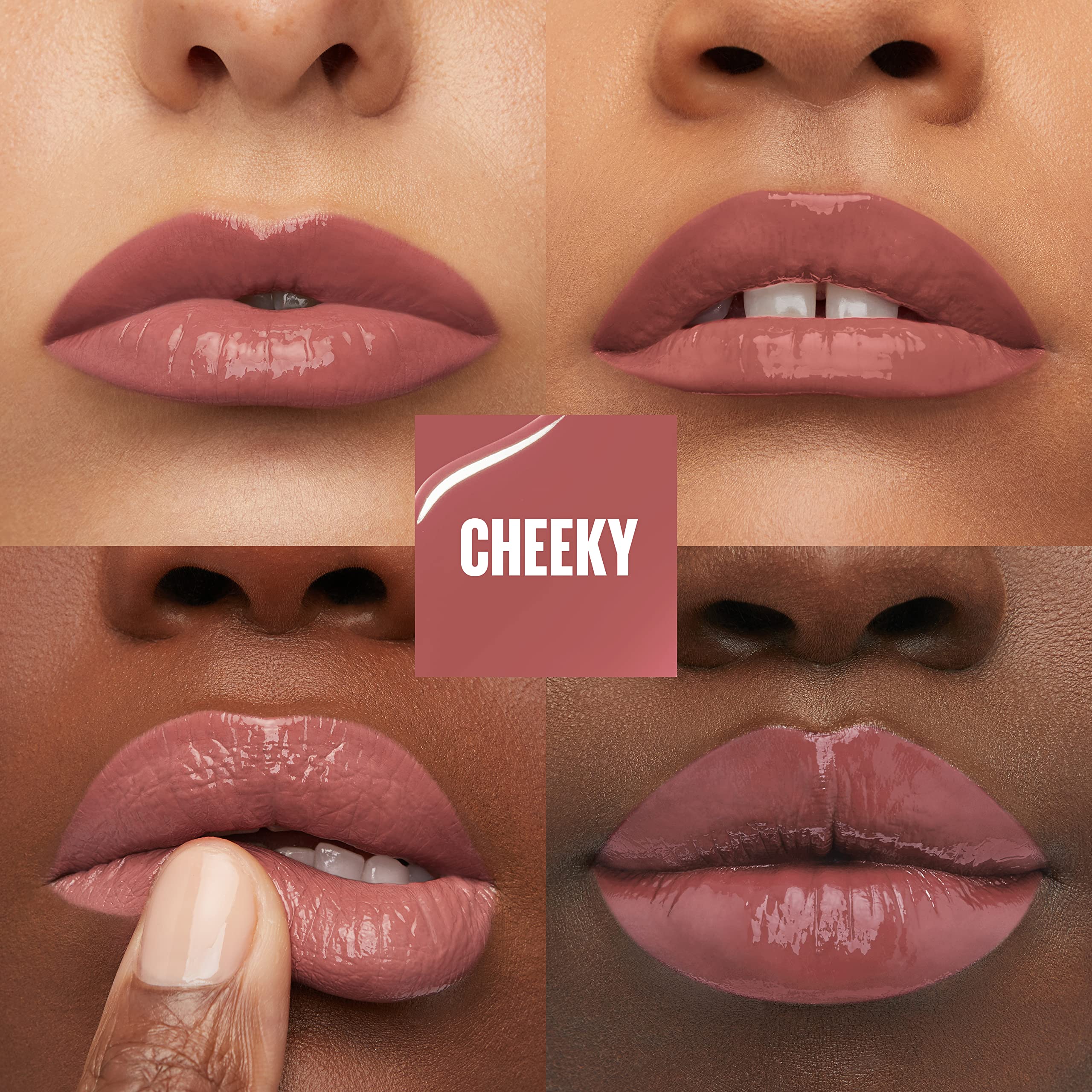 Maybelline SuperStay Vinyl Ink Liquid Lipstick, Instant Shine Finish #color_35 Cheeky