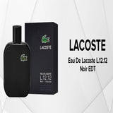 Lacoste Eau De Lacoste Noir Men Perfume 3.4oz 100ml EAU DE TOILETTE SPRAY  