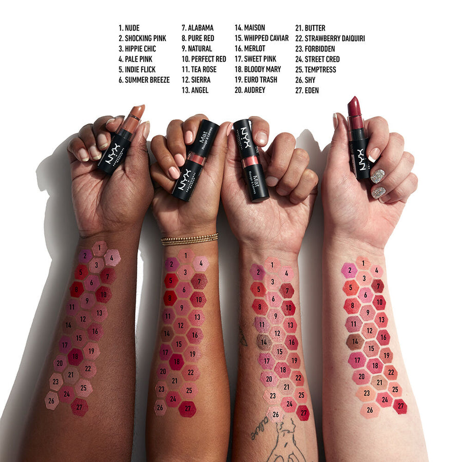 NYX Professional Matte Lipstick Mini | Ramfa Beauty