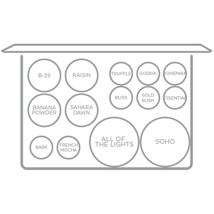 Ofra Pro Palette, Best-Selling Palette Full Size Face Palette #color_Palette Soul