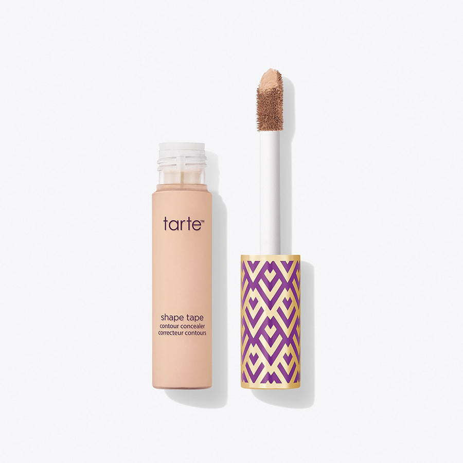 Tarte Shape Tape Contour Concealer 10ml, Best-Selling Concealer, Full Coverage #color_27B Light Medium Beige (Light to Medium Skin w/ Pink Undertones)