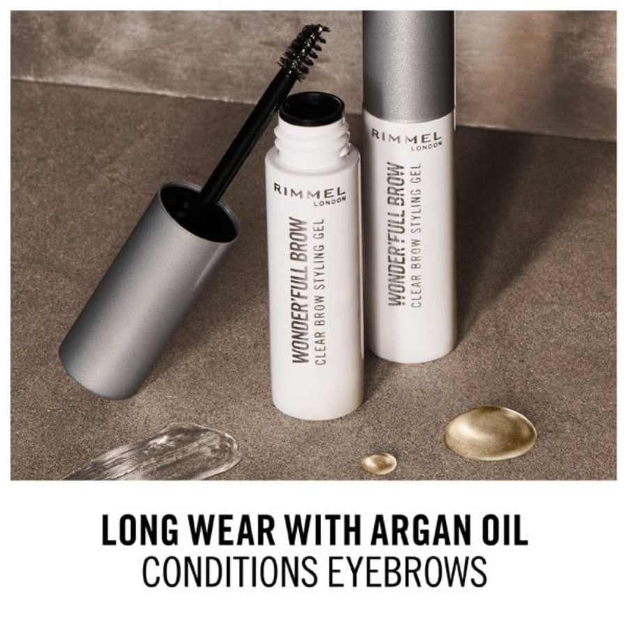 Rimmel Brow This Way Eyebrow Gel with Argan Oil | Ramfa Beauty #color_004Clear