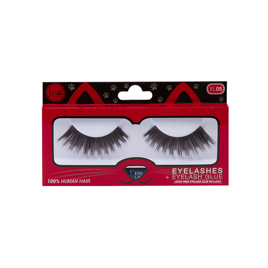 J. Cat Eyelashes + Eyelash Glue | Ramfa Beauty #color_EL05