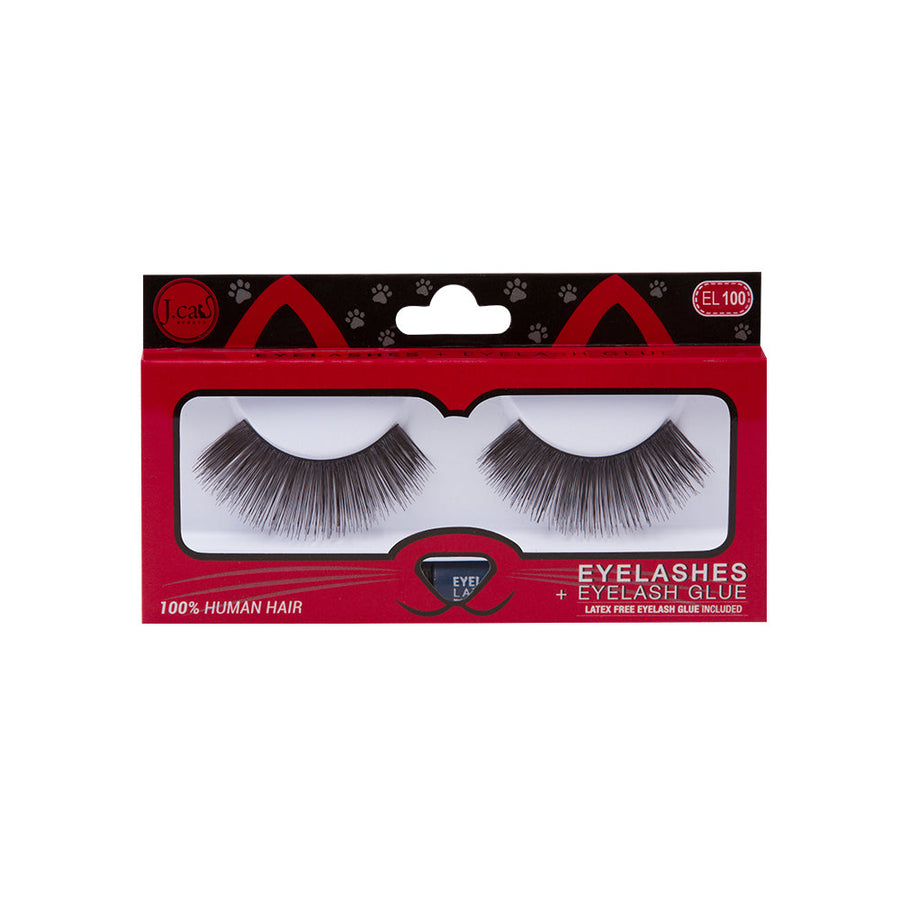 J. Cat Eyelashes + Eyelash Glue | Ramfa Beauty #color_EL100