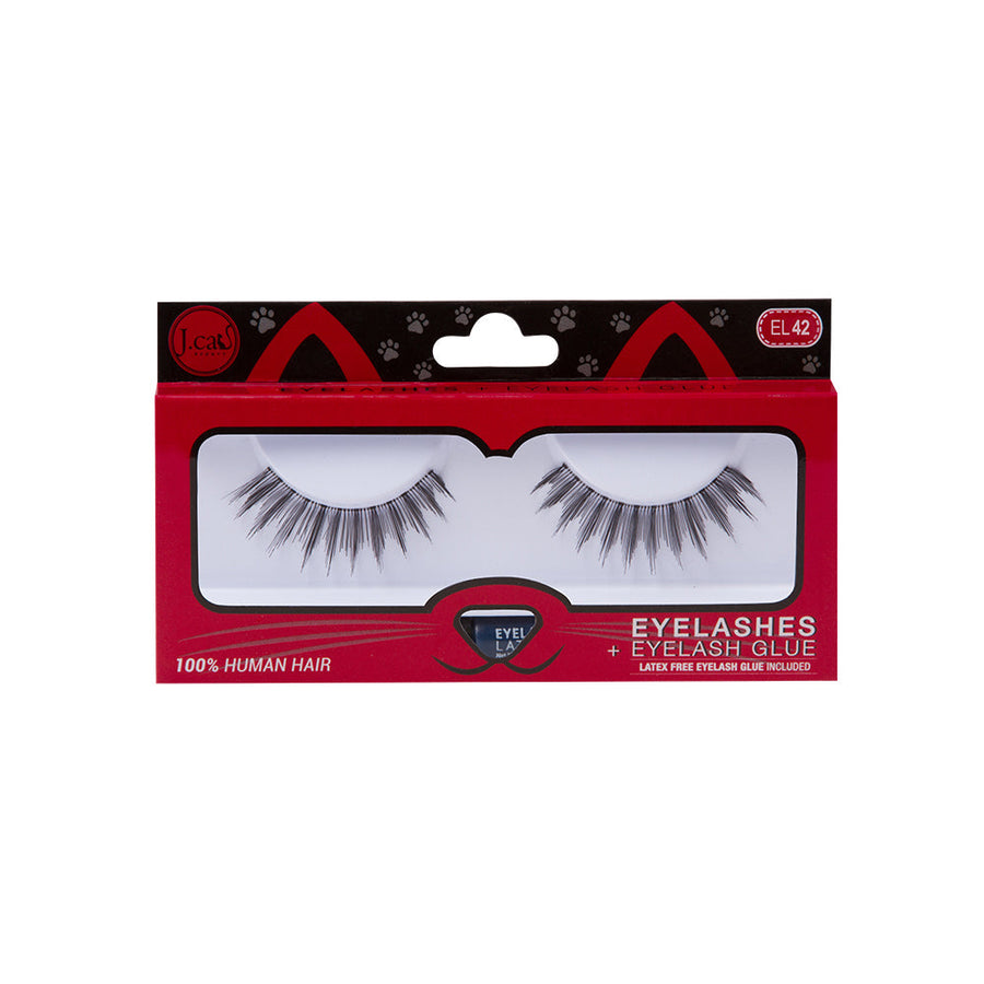 J. Cat Eyelashes + Eyelash Glue | Ramfa Beauty #color_EL42