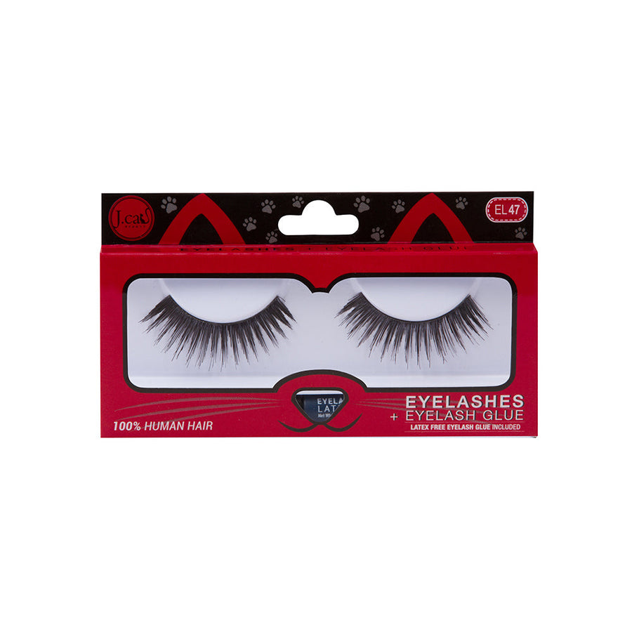 J. Cat Eyelashes + Eyelash Glue | Ramfa Beauty #color_EL47