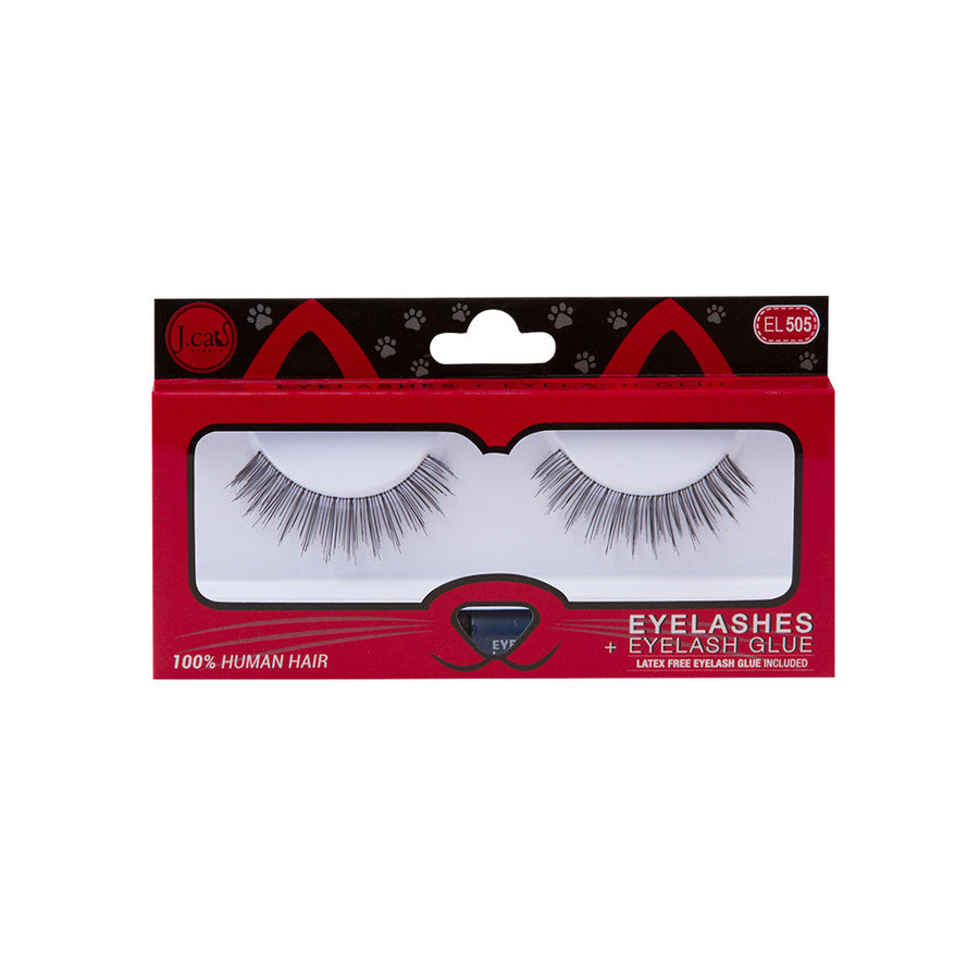 J. Cat Eyelashes + Eyelash Glue | Ramfa Beauty #color_EL505
