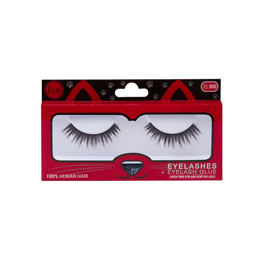 J. Cat Eyelashes + Eyelash Glue | Ramfa Beauty #color_EL600