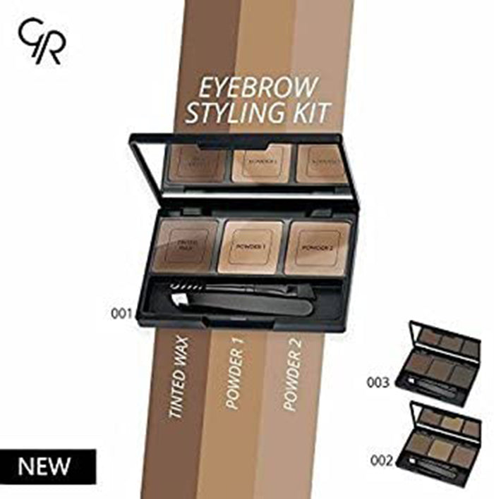 Golden Rose Eyebrow Styling Kit Defining, Shaping and Filling Eyebrows