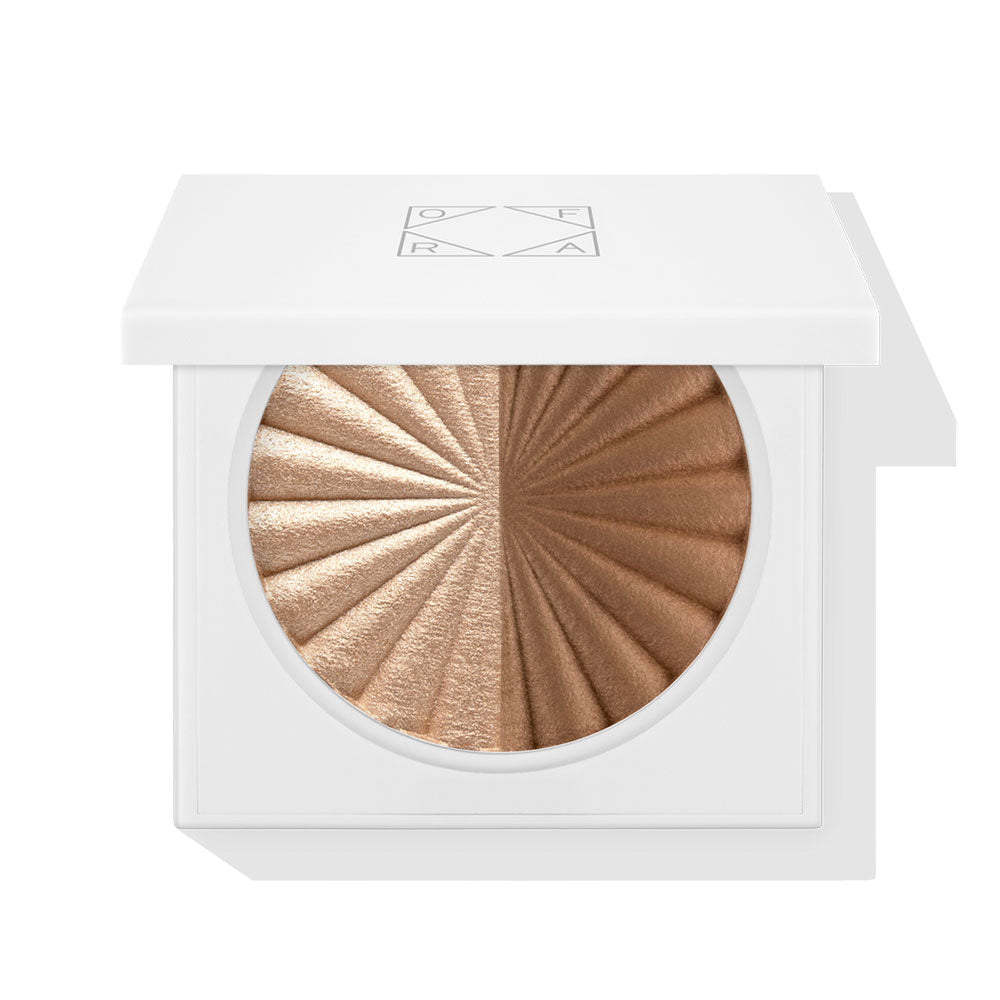 Ofra Highlighter 10g, Golden Bronze, Cool Pink, Pearly White, Neutral Shimmer and Pinky-Peach #color_Hot Cocoa