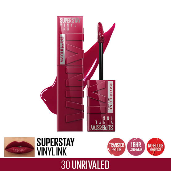 Maybelline SuperStay Vinyl Ink Liquid Lipstick | Ramfa Beauty#color_30 Unrivaled