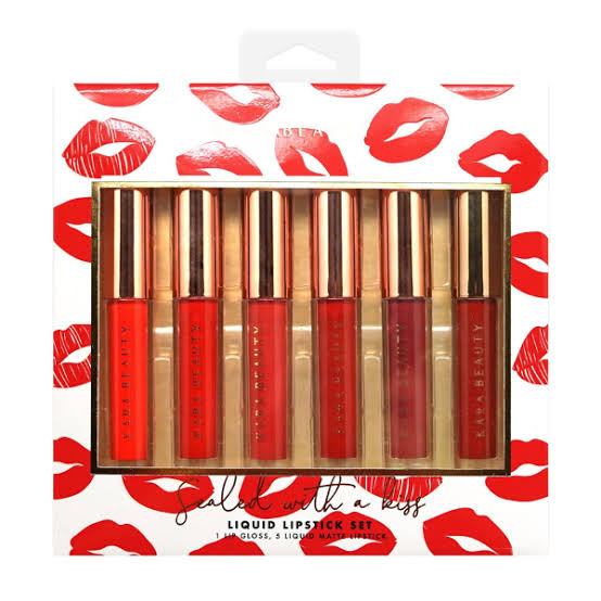 Kara Beauty Sealed With A Kiss Liquid Lipstick Set 2g*6 | Ramfa Beauty#color_LS63