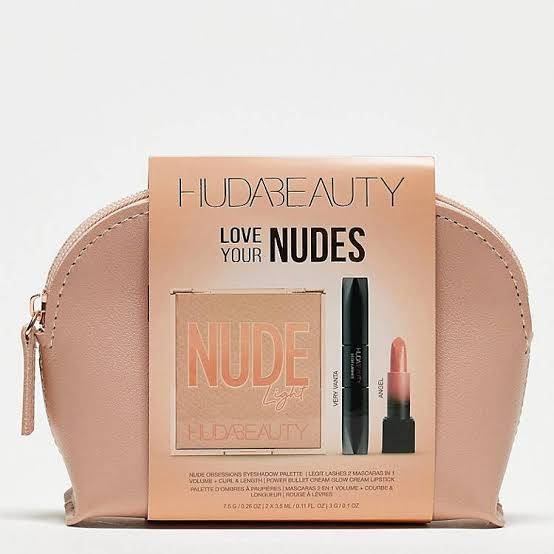 Huda Beauty Love Your Nudes 4Pcs Gift set | Ramfa Beauty #color_Light