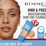 Rimmel Kind & Free Moisturising Skin Tint Foundation 30ml, Lightweight, Sheer Formula