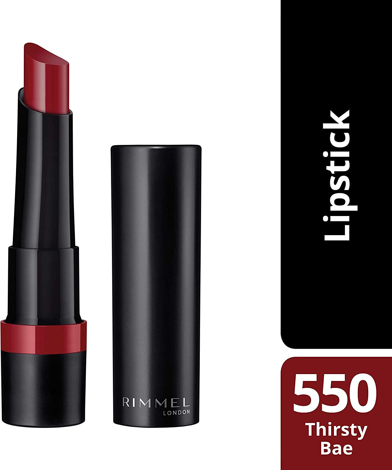 Rimmel Lasting Finish Extreme Lipstick 2.3g, Long-Lasting, Bold Color #color_550 Thirsty Bae
