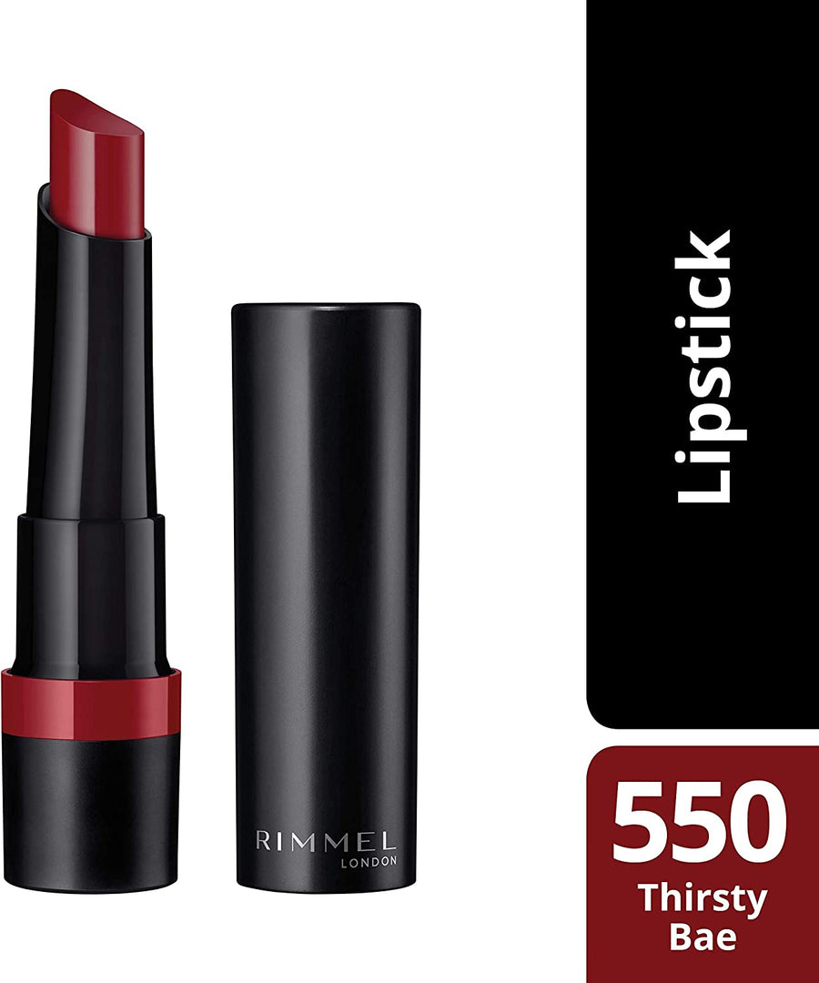 Rimmel Lasting Finish Extreme Lipstick 2.3g, Long-Lasting, Bold Color #color_550 Thirsty Bae