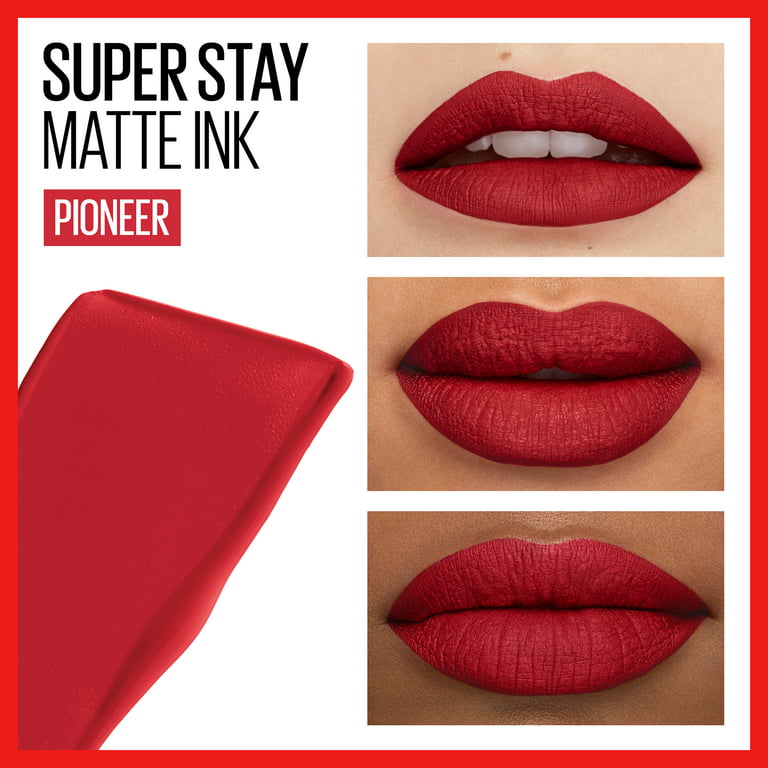 Maybelline Super Stay Matte Ink Lip Color, Long-Lasting, Flawless Matte Finish #color_20 Pioneer