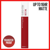 Maybelline Super Stay Matte Ink Lip Color, Long-Lasting, Flawless Matte Finish #color_340 Exhilarator 