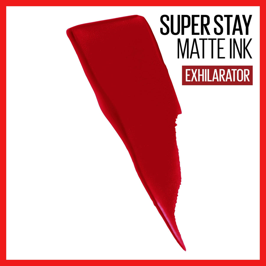 Maybelline Super Stay Matte Ink Lip Color, Long-Lasting, Flawless Matte Finish #color_340 Exhilarator 