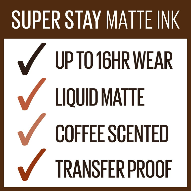 Maybelline Super Stay Matte Ink Lip Color, Long-Lasting, Flawless Matte Finish