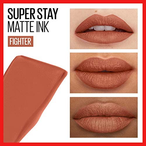 Maybelline Super Stay Matte Ink Lip Color, Long-Lasting, Flawless Matte Finish #color_75 Fighter